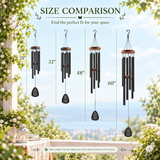 Personalized Memorial Wind Chimes – Customize Name & Date