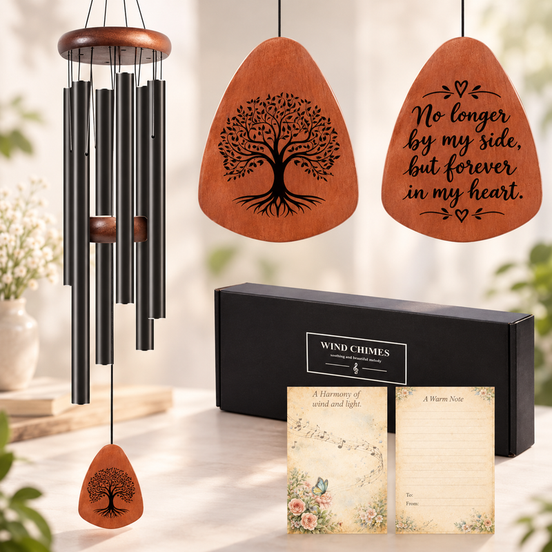 Tree of Life Memorial Wind Chimes for Loss of Loved One