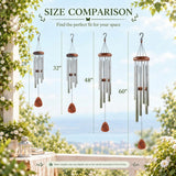 Pet Memorial Wind Chimes – Engraved Wooden Paw Print Pendant