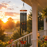 Monarch Butterfly Wind Chimes For Outside, Butterflies Garden Decorations