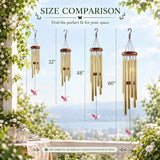 Crystal Butterfly Wind Chimes – Iridescent Butterfly Pendant with Aluminum Tubes