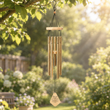 Personalized Memorial Wind Chimes – Custom Name & Date, Sympathy Gift with Aluminum Tubes