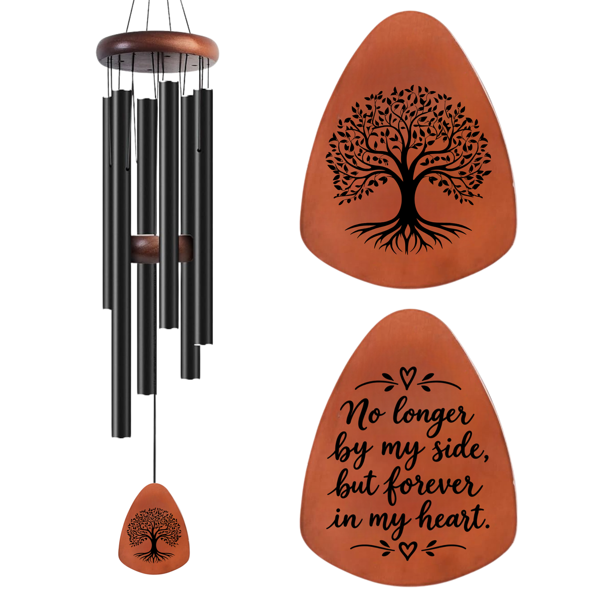 Tree of Life Memorial Wind Chimes for Loss of Loved One