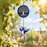 Hummingbird & Tree of Life Wind Chimes - Hummingbird Suncatcher