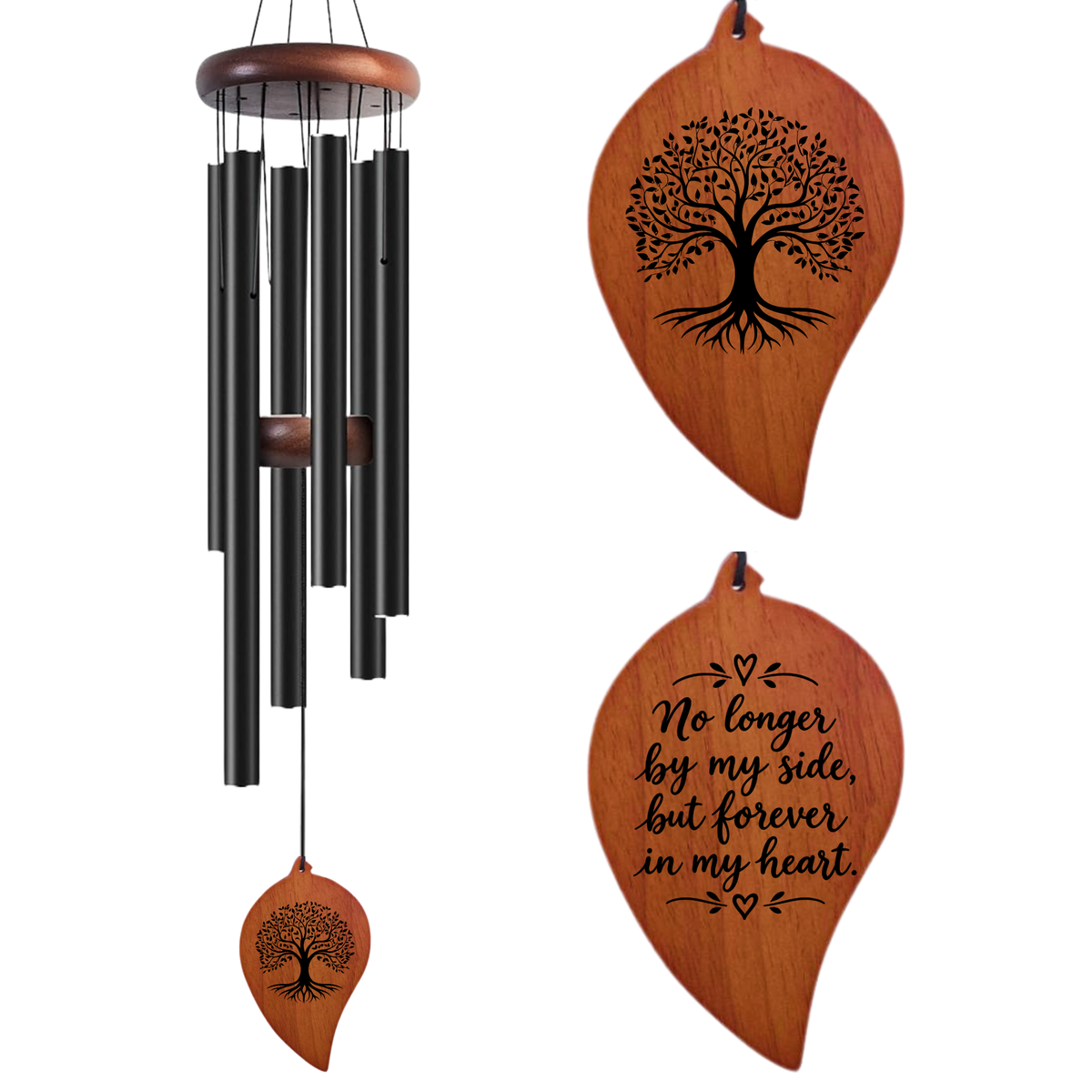 Tree of Life Memorial Wind Chimes for Loss of Loved One