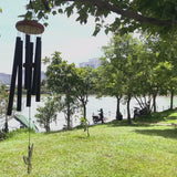 32'' Hummingbird Suncatcher Wind Chimes - Pressed Flowers Suncatcher